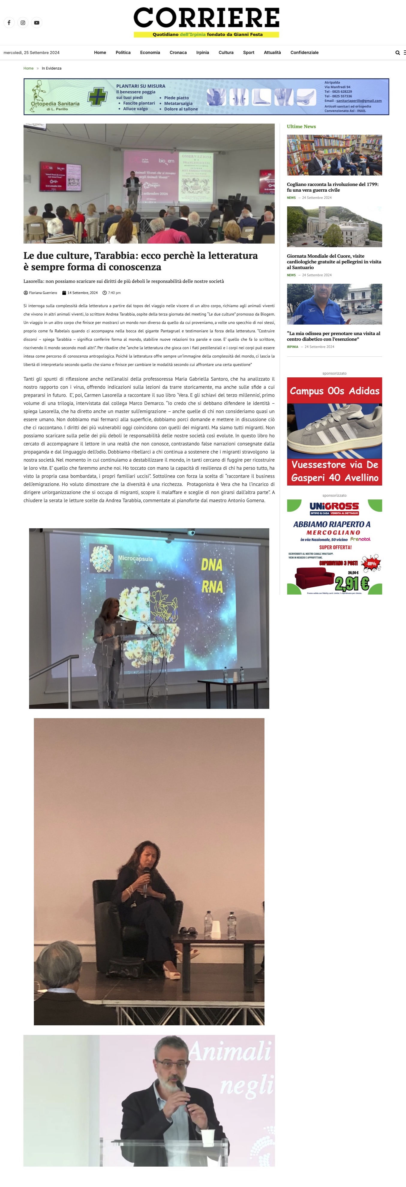 Le due culture, Tarabbia/ ecco perchè la letteratura è sempre forma di conoscenza